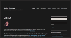 Desktop Screenshot of colincrawley.com
