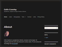 Tablet Screenshot of colincrawley.com